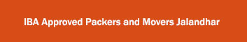 IBA Approved Packers and Movers Jalandhar 