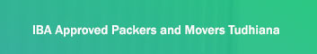 IBA Approved Packers and Movers Tudhiana 